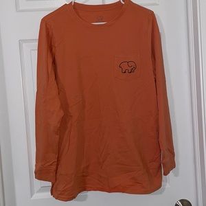 IVORY ELLA orange long sleeve tee